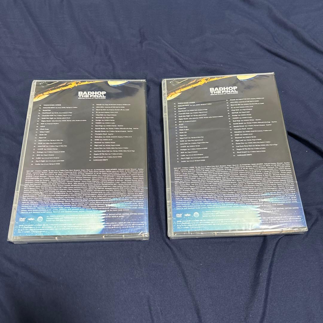 2枚セット 新品 BADHOP TOKYO DOME LIVE VIDEO
