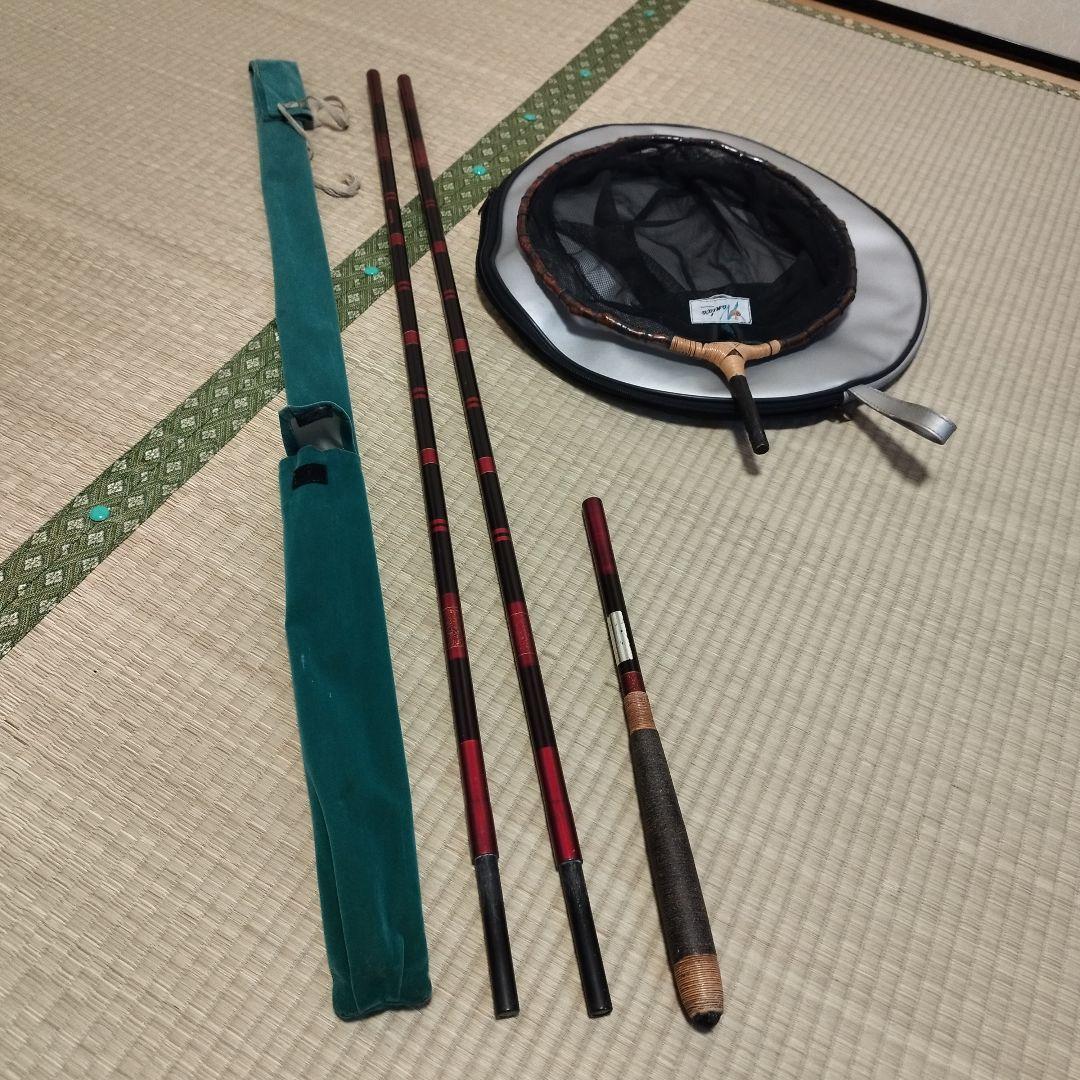 ヘラブナ　玉網&玉ノ柄セット　タモケース&柄用専用袋付