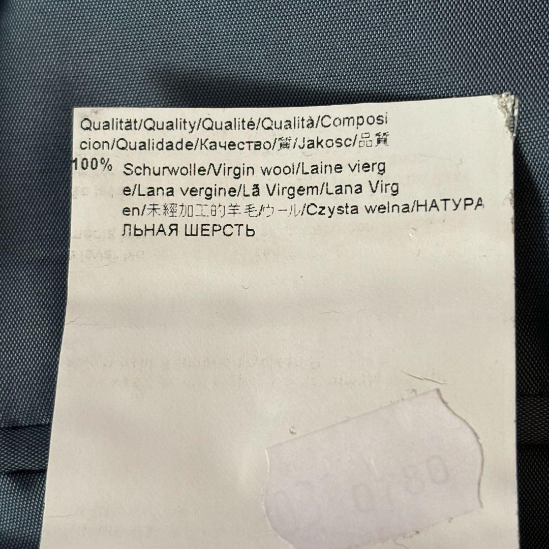 美品✨ヒューゴボス　セットアップ　ネイビーストライプ　48トルコ製　総裏