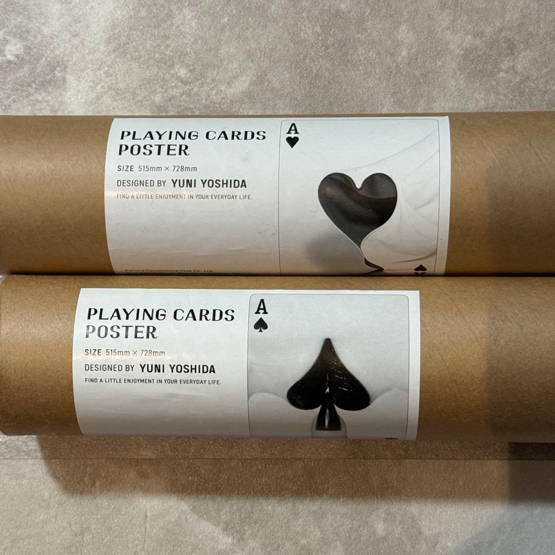 吉田ユニ　吉田ユニ展　トランプ　ポスター2種類