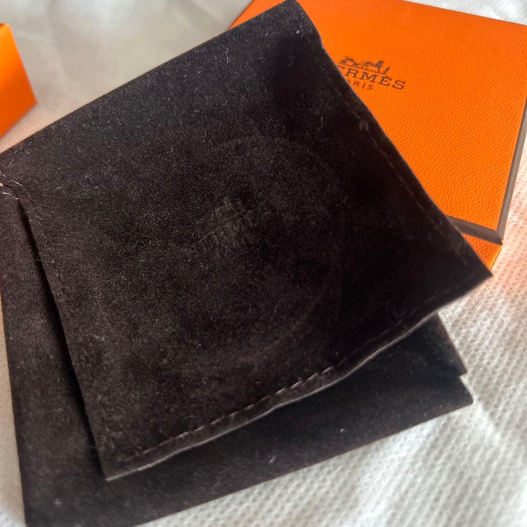 みこさま専用　エルメス　クロコ　ピンク　シルバー金具　バングル　ドゥブルトゥール