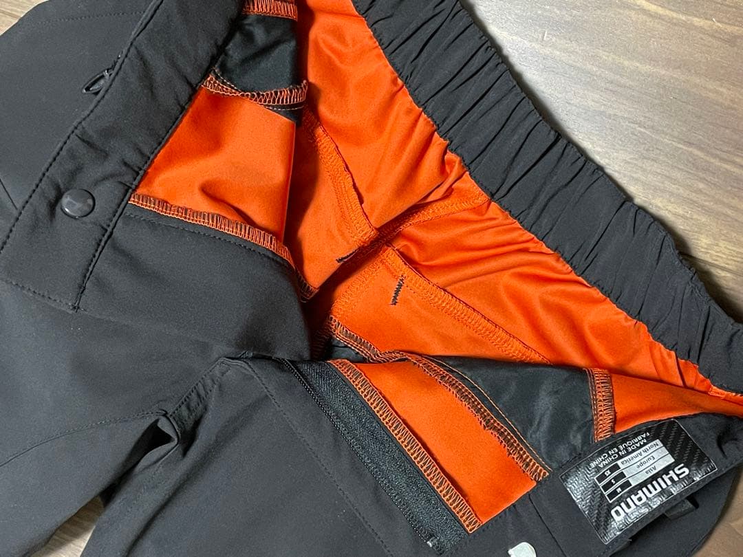 値下げ❗️シマノPA-045Q 防風ストレッチパンツ パイレットブラックMサイズ