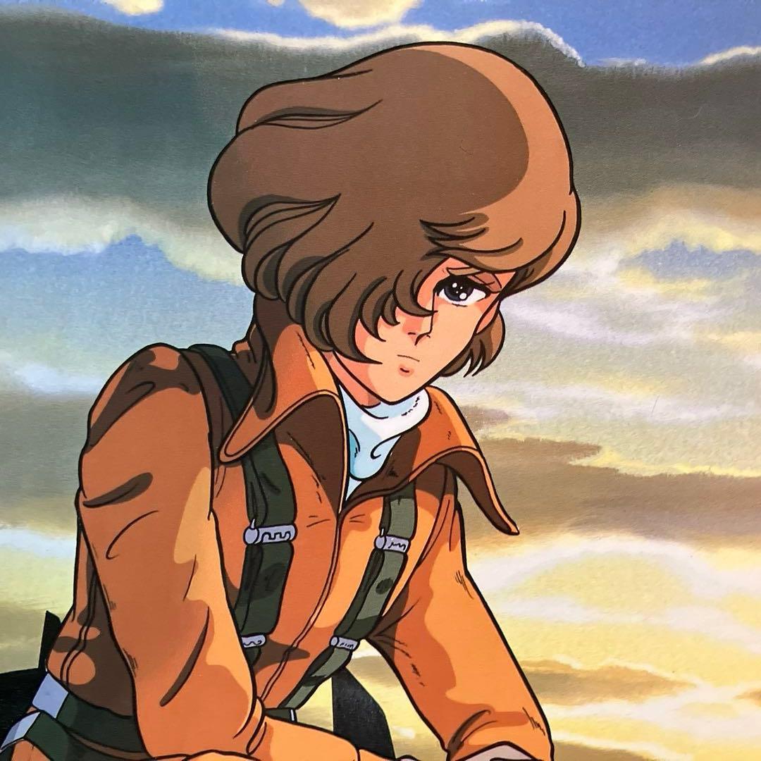 [B2サイズ]80s エリア88 新谷かおる作品　オマケで雑誌ミニポスター付き