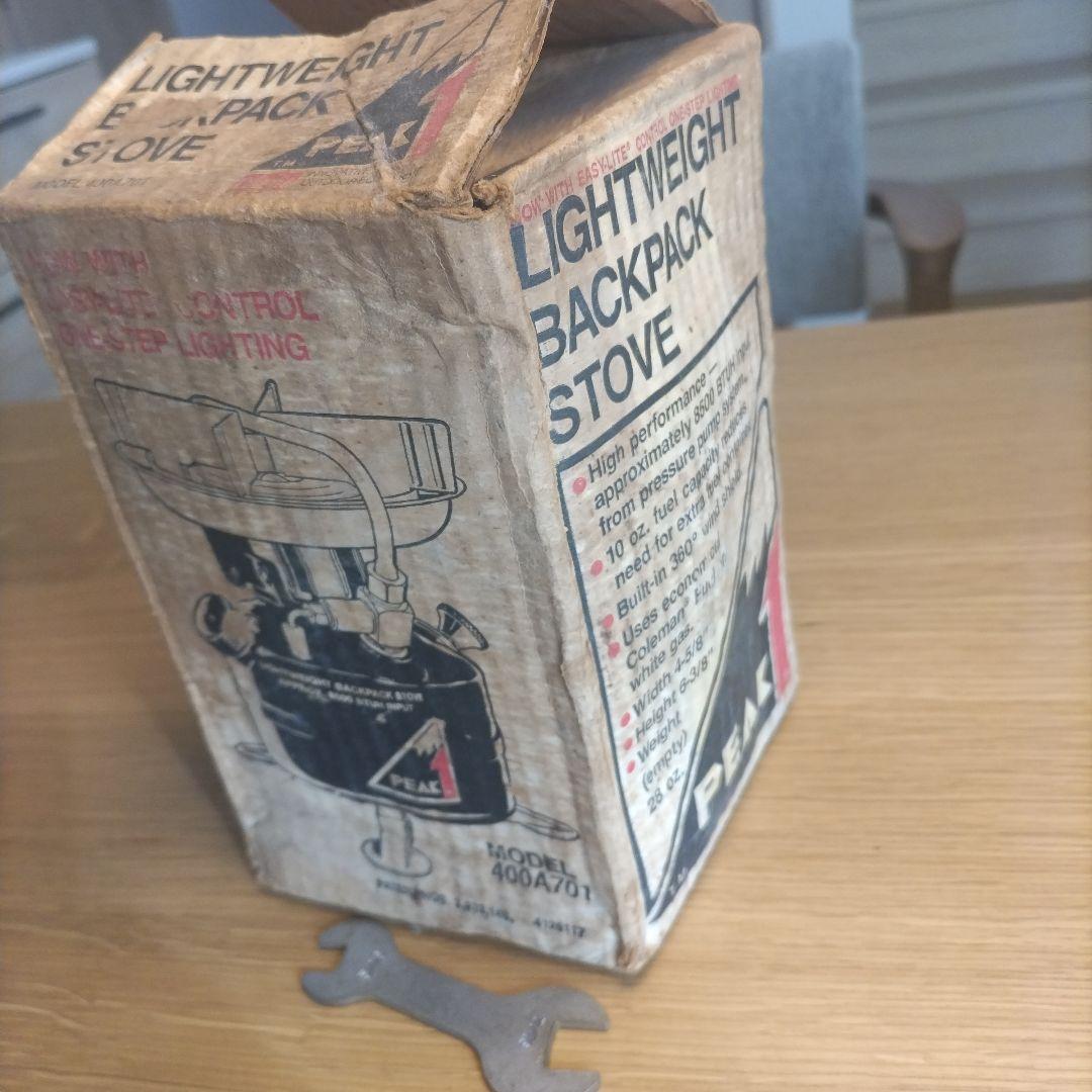 【1987年製】コールマンストーブ　ピーク１ モデル400A701