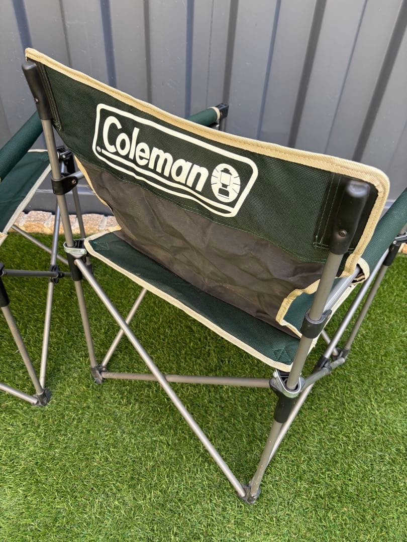 Coleman 折りたたみチェア　グリーン　2個セット