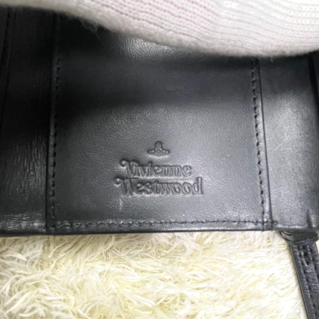 極美品 付属品完備 ヴィヴィアンウエストウッド 三つ折り財布 レオパード