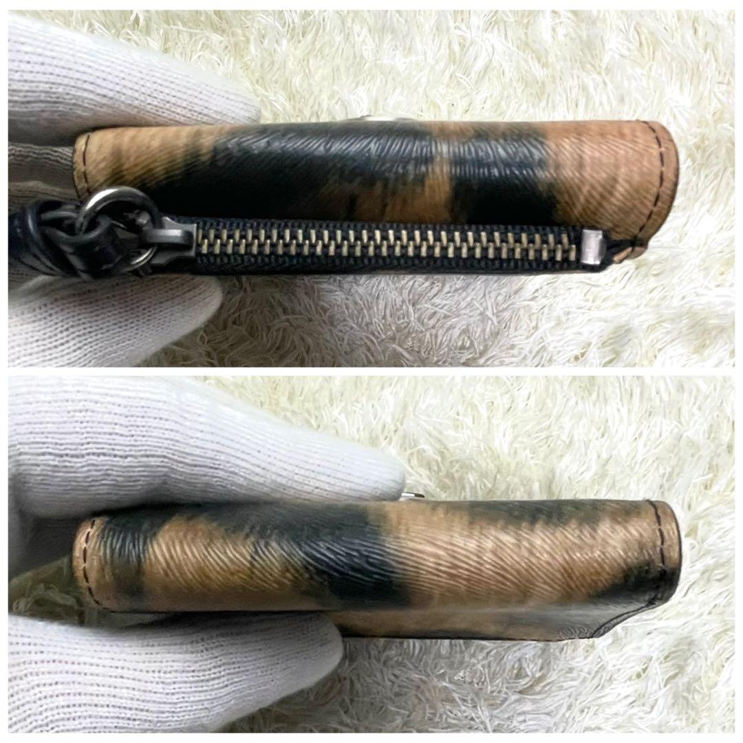 極美品 付属品完備 ヴィヴィアンウエストウッド 三つ折り財布 レオパード