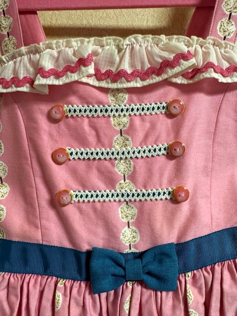 【130】シャーリーテンプル　サーカス柄ジャンパースカート