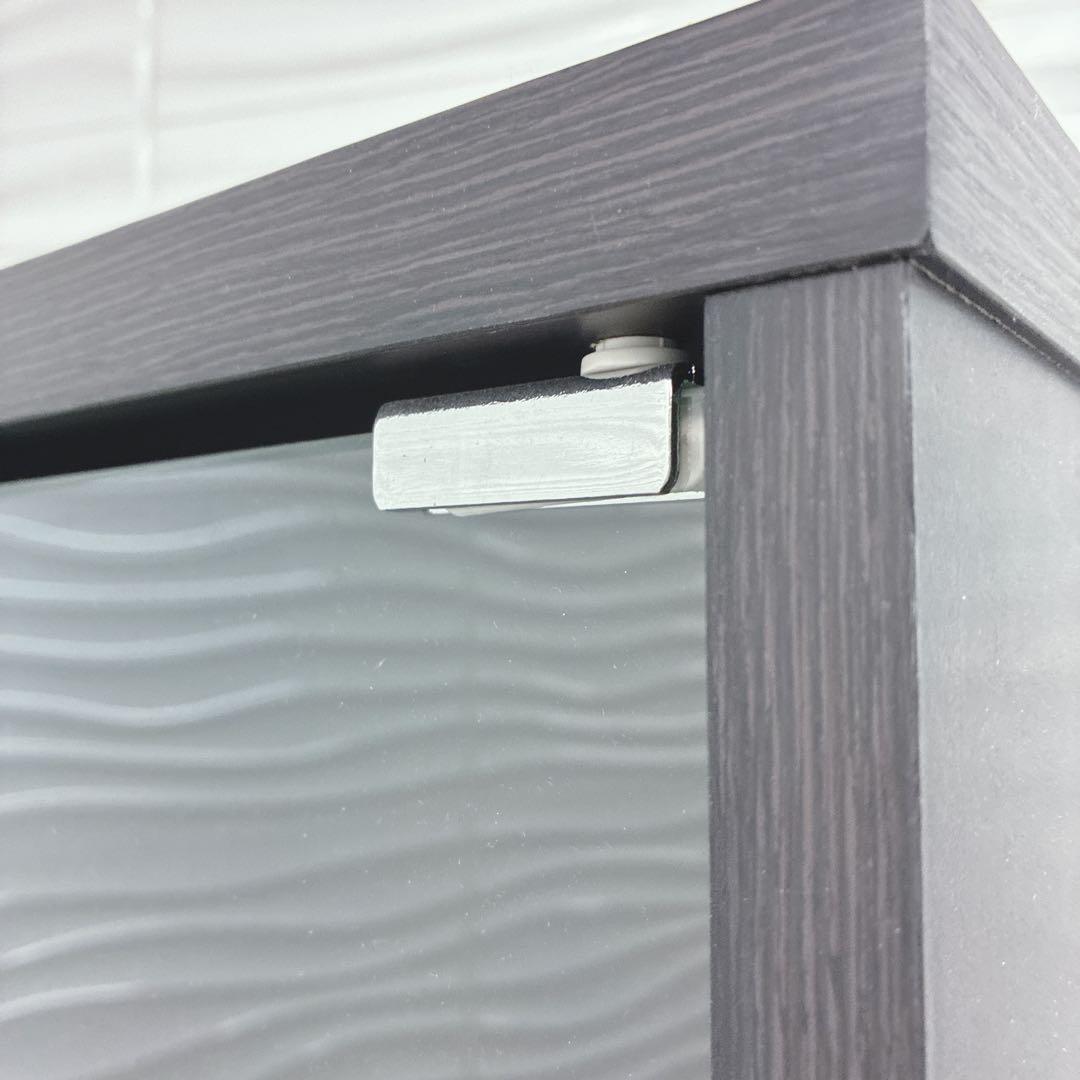 ⑤大阪府 神戸市 配達料無料！◇不二貿易◇ガラスコレクションケース◇ハイタイプ