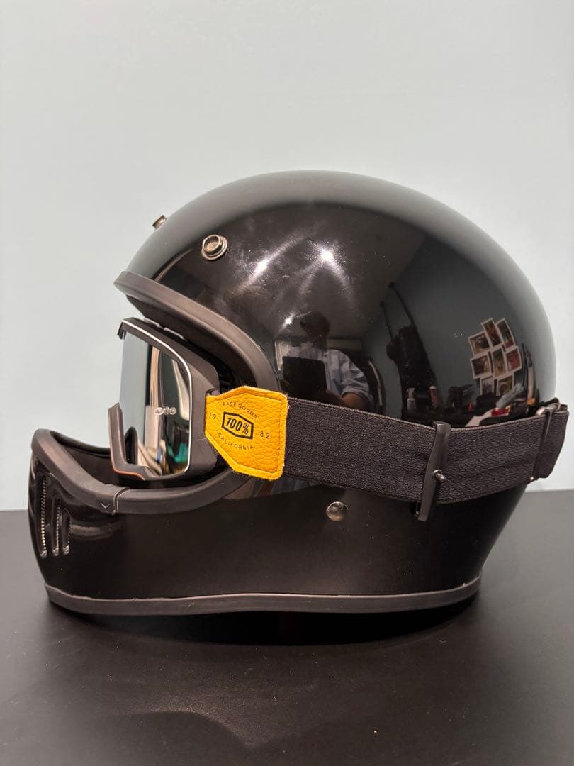 美品　ダムトラックス　ブラスター改 　 ブラック　Lサイズ ゴーグル付き