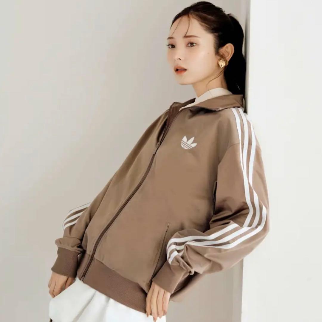 新品2XL⭐️adidas スナイデル トラックジャケット モカブラウン×ホワイト