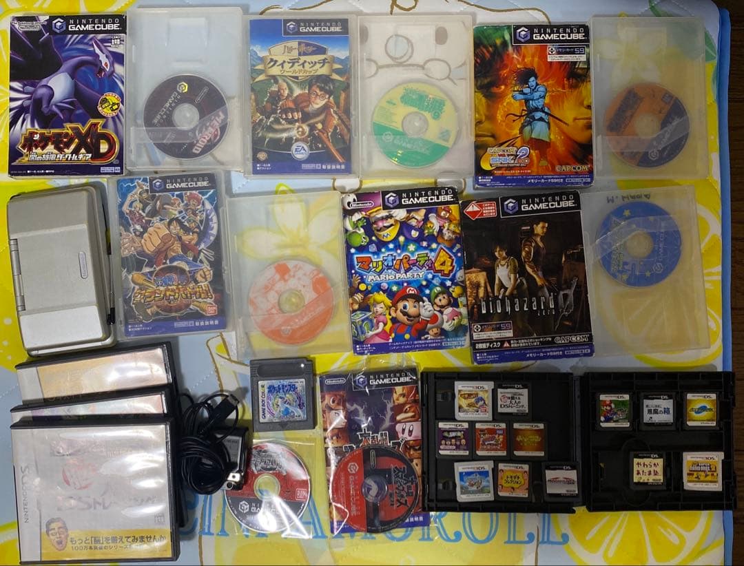 【匿名配送】ゲームキューブ GB 3DS DSソフト30本＋DS本体まとめ売り