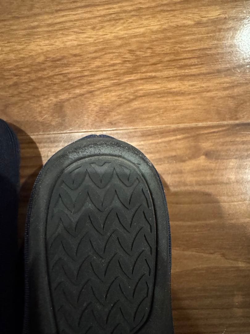 VIVAIA ネイビー フラットシューズ ワイドタイプ