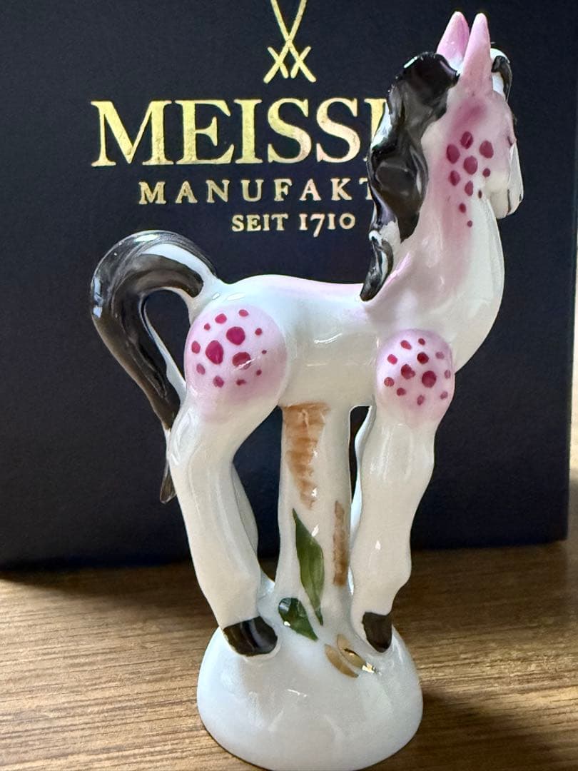 MEISSEN 干支人形　馬　磁器製