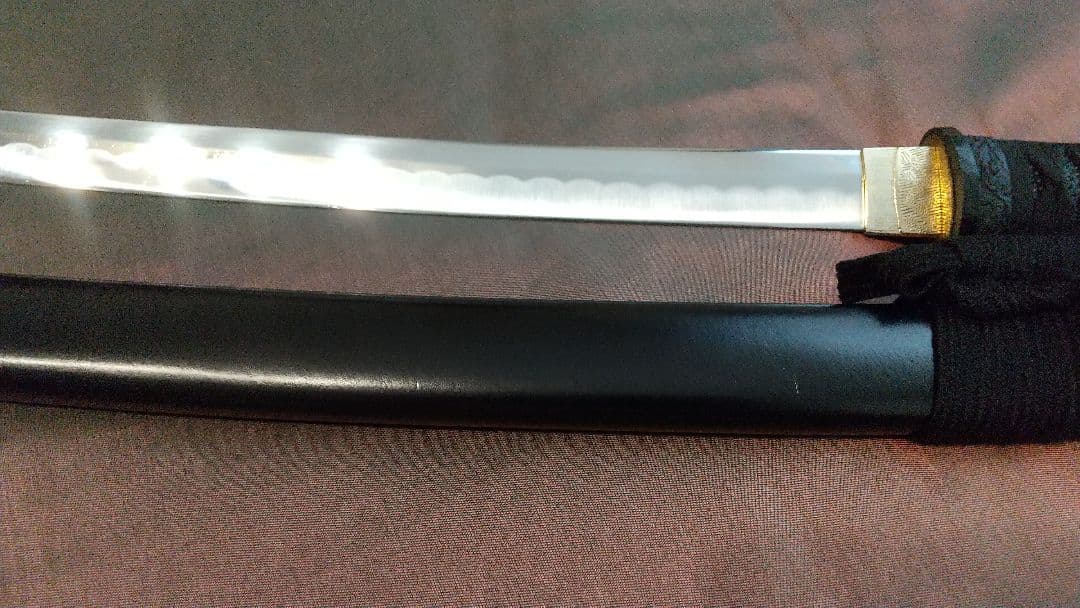 互の目刃紋【鐺・責金】模造刀 大刀 陣太刀 模擬刀 拵え katana 鍔