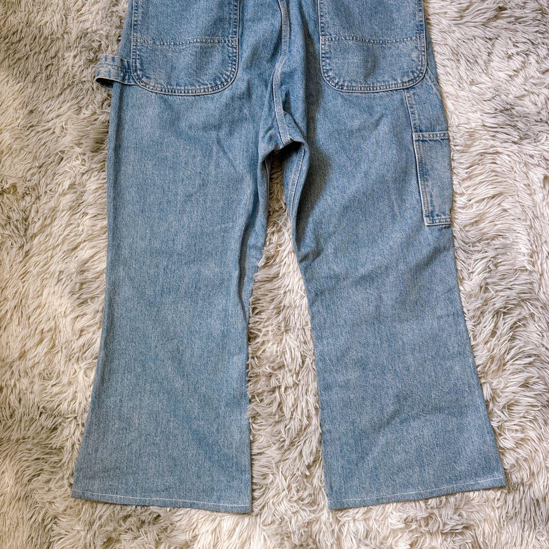 【美品】HOLIDAY BIG DENIM オーバーオール（0）フレア