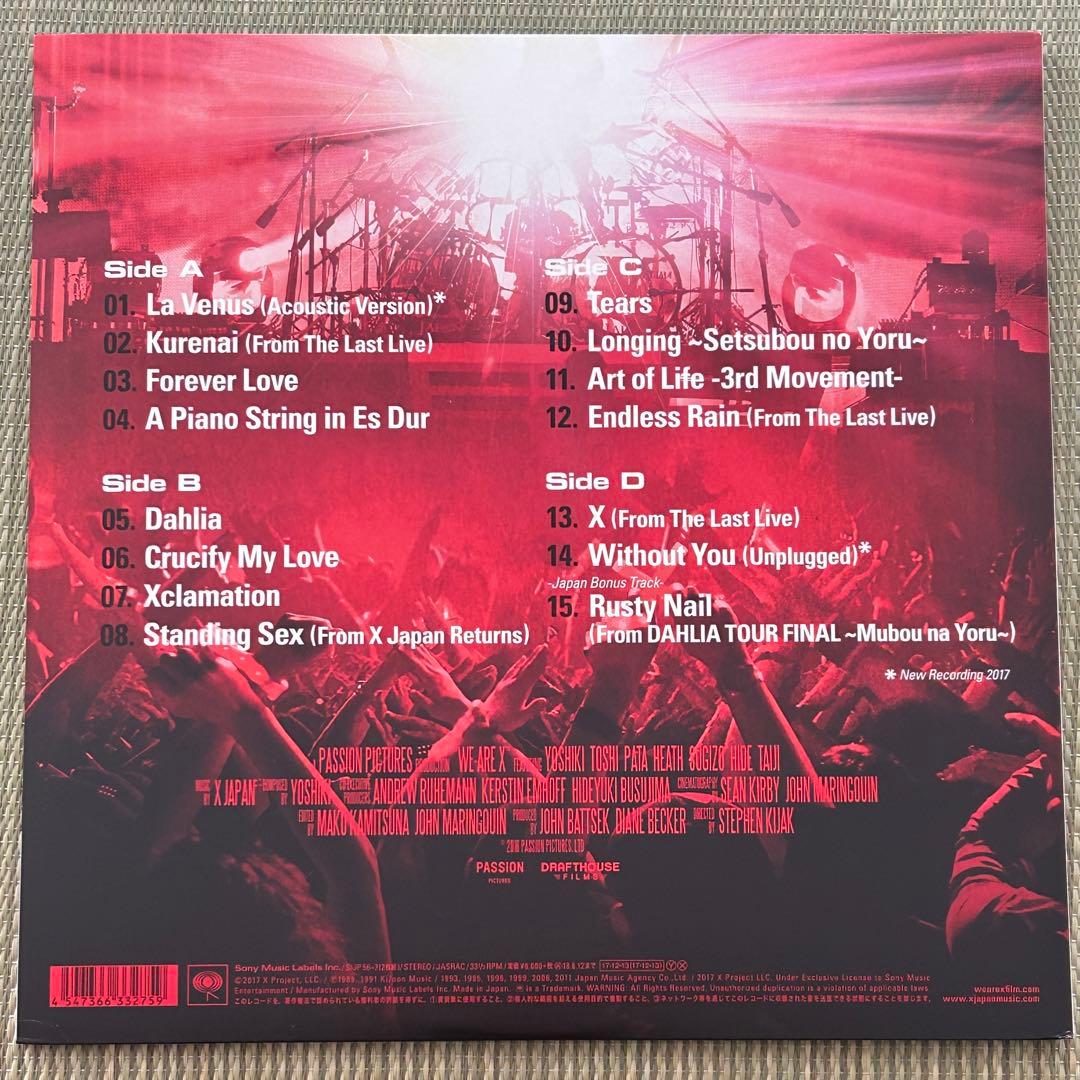 カラーレコード X Japan We Are X エックス・ジャパン ポスター