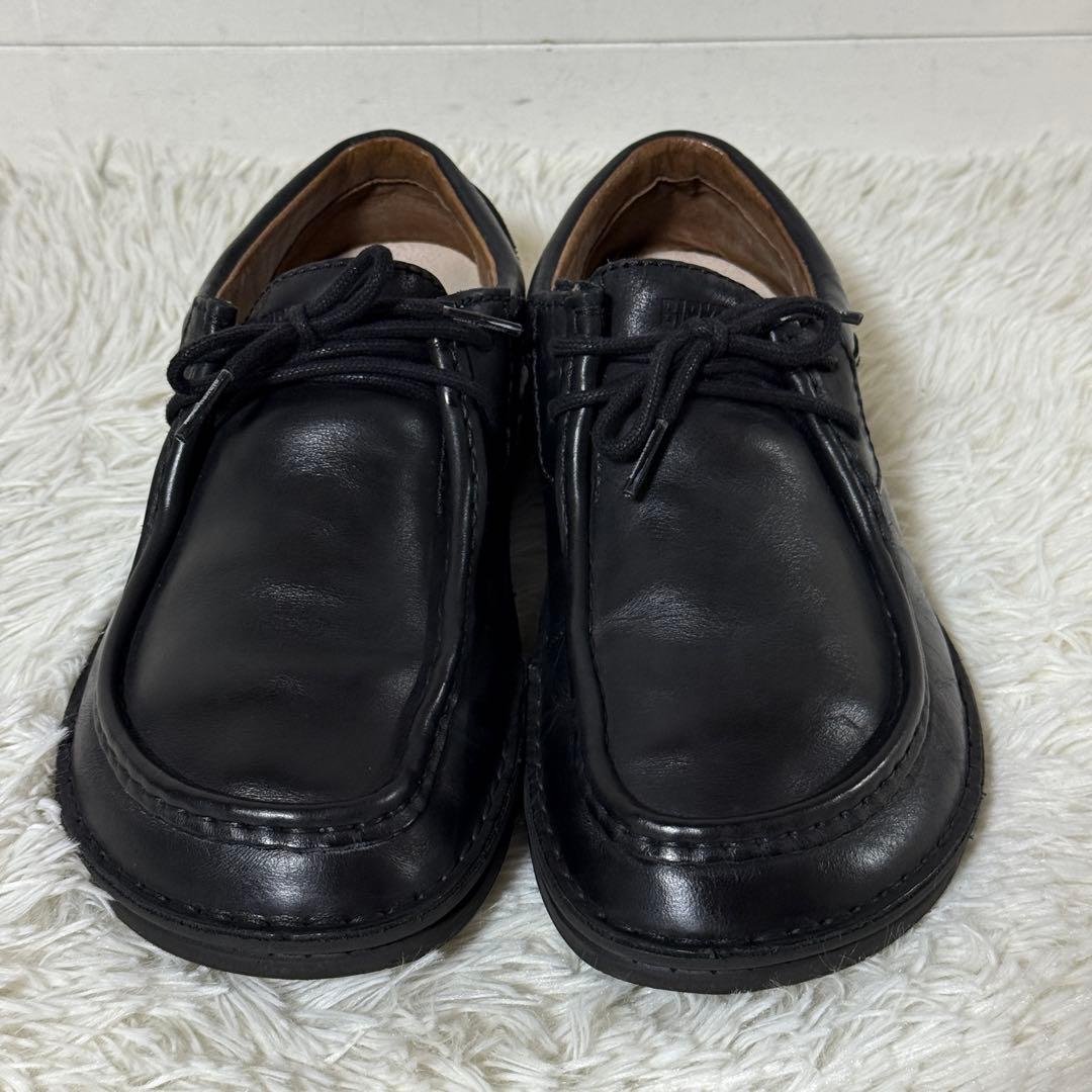 美品✨ビルケンシュトック　チロリアンシューズ　パサデナ　コンフォート　ロー　黒