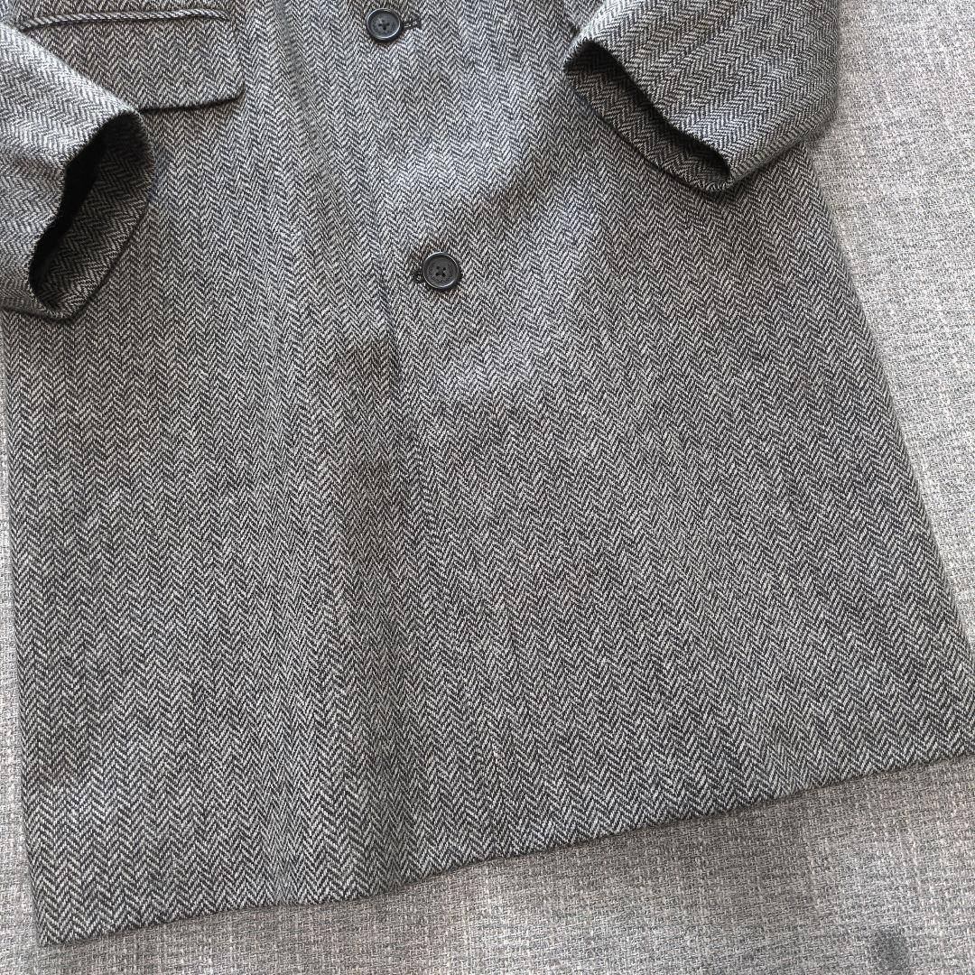 フレッドペリー　国内正規品　リラックスフィット　ヘリンボーン　チェスターコート