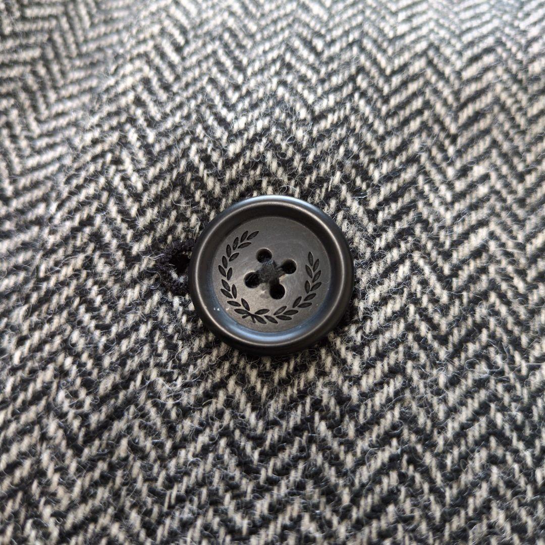 フレッドペリー　国内正規品　リラックスフィット　ヘリンボーン　チェスターコート