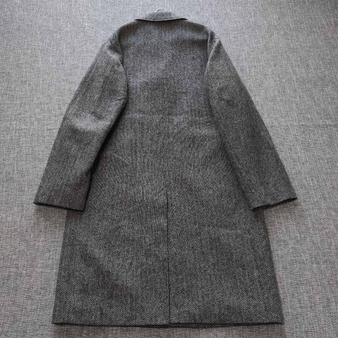 フレッドペリー　国内正規品　リラックスフィット　ヘリンボーン　チェスターコート