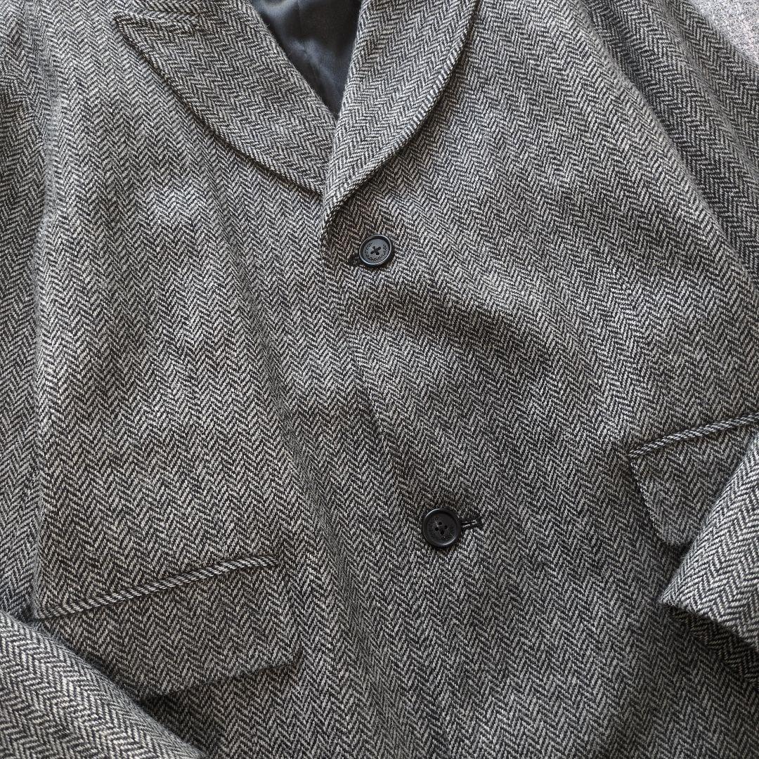 フレッドペリー　国内正規品　リラックスフィット　ヘリンボーン　チェスターコート
