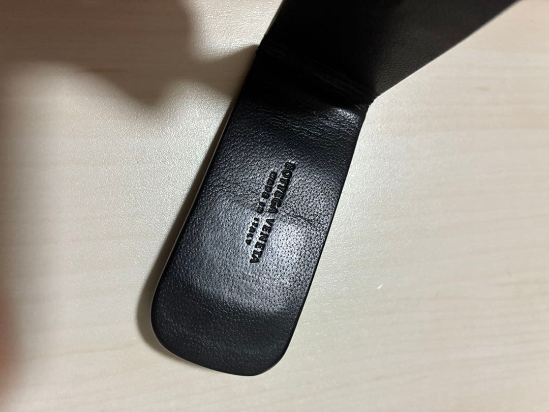 【美品】BOTTEGA VENETA マネークリップ　イントレチャート レザー