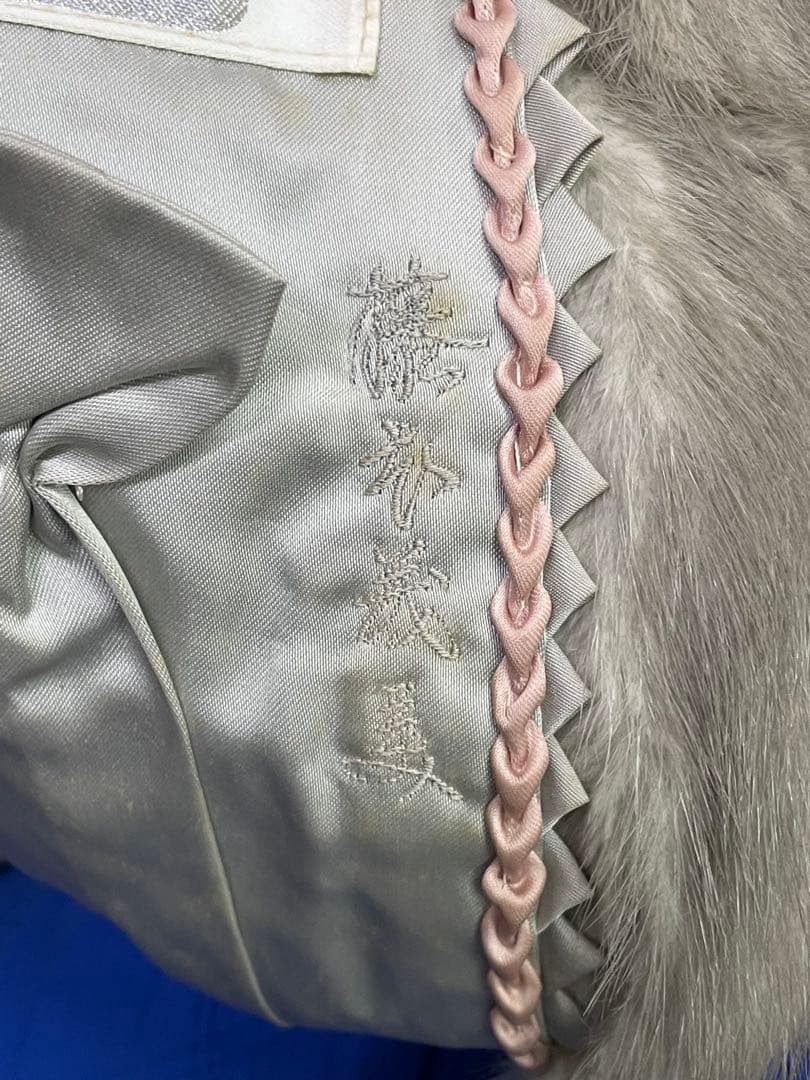 美品　SAGA MINK MESSALA グレー毛皮コート　本毛皮　最高級