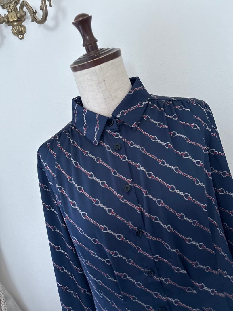 2024マッキントッシュロンドン　ビットプリントワンピース 38 ¥75,900