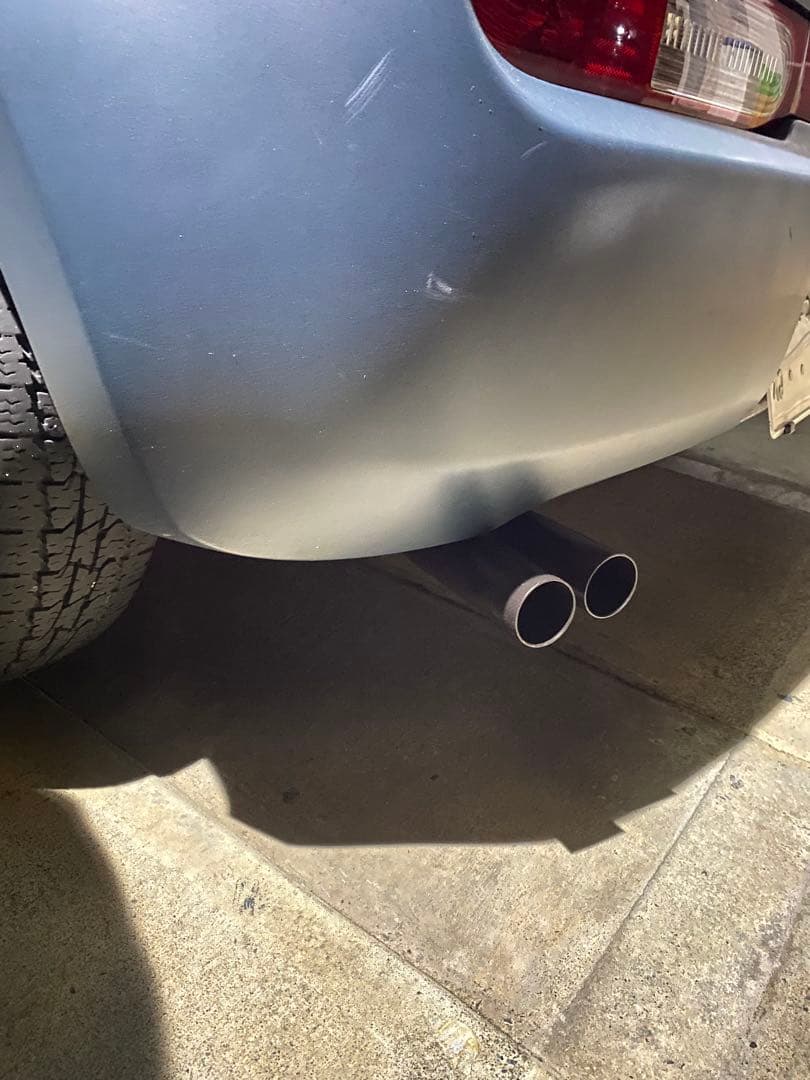 Z12キューブ ワンオフマフラー リアのみ　2本出し