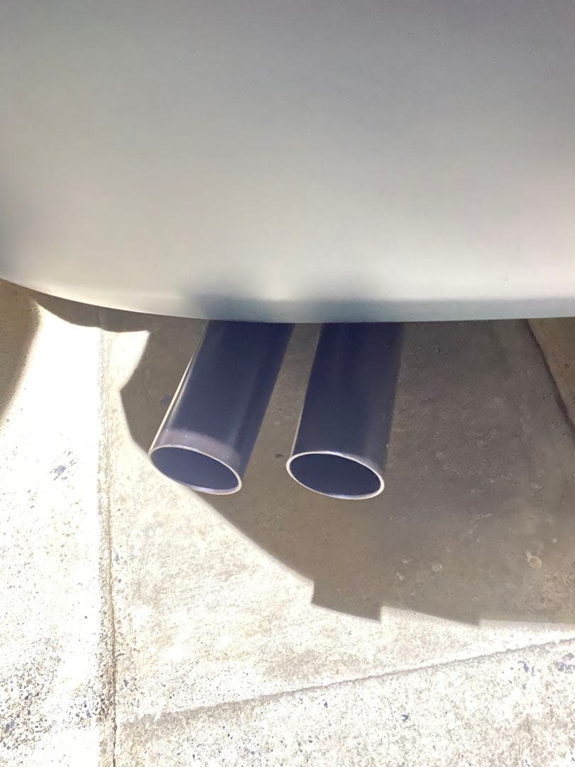 Z12キューブ ワンオフマフラー リアのみ　2本出し