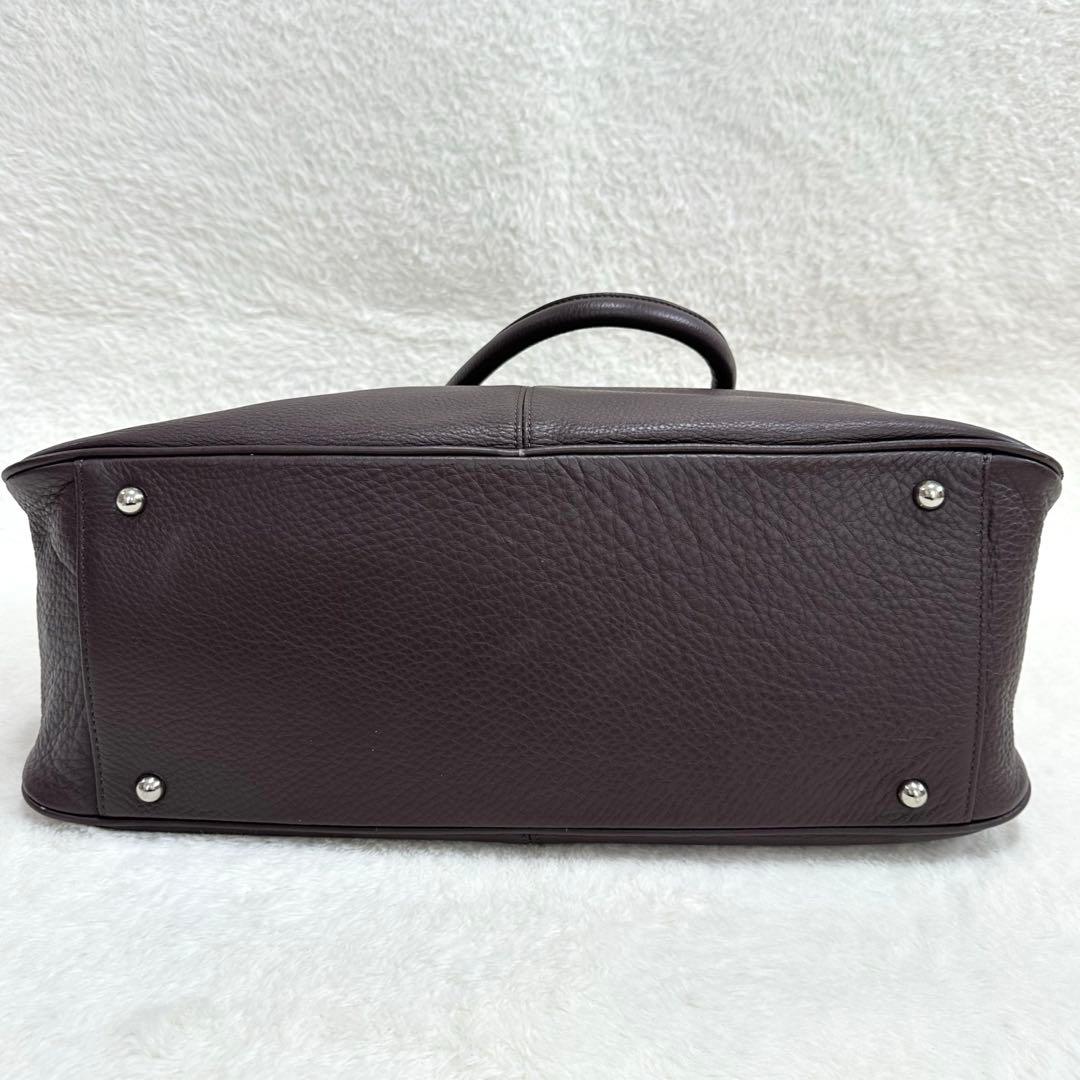 未使用級✨マッキントッシュロンドン トートバッグ レザー シボ革 A4 大容量