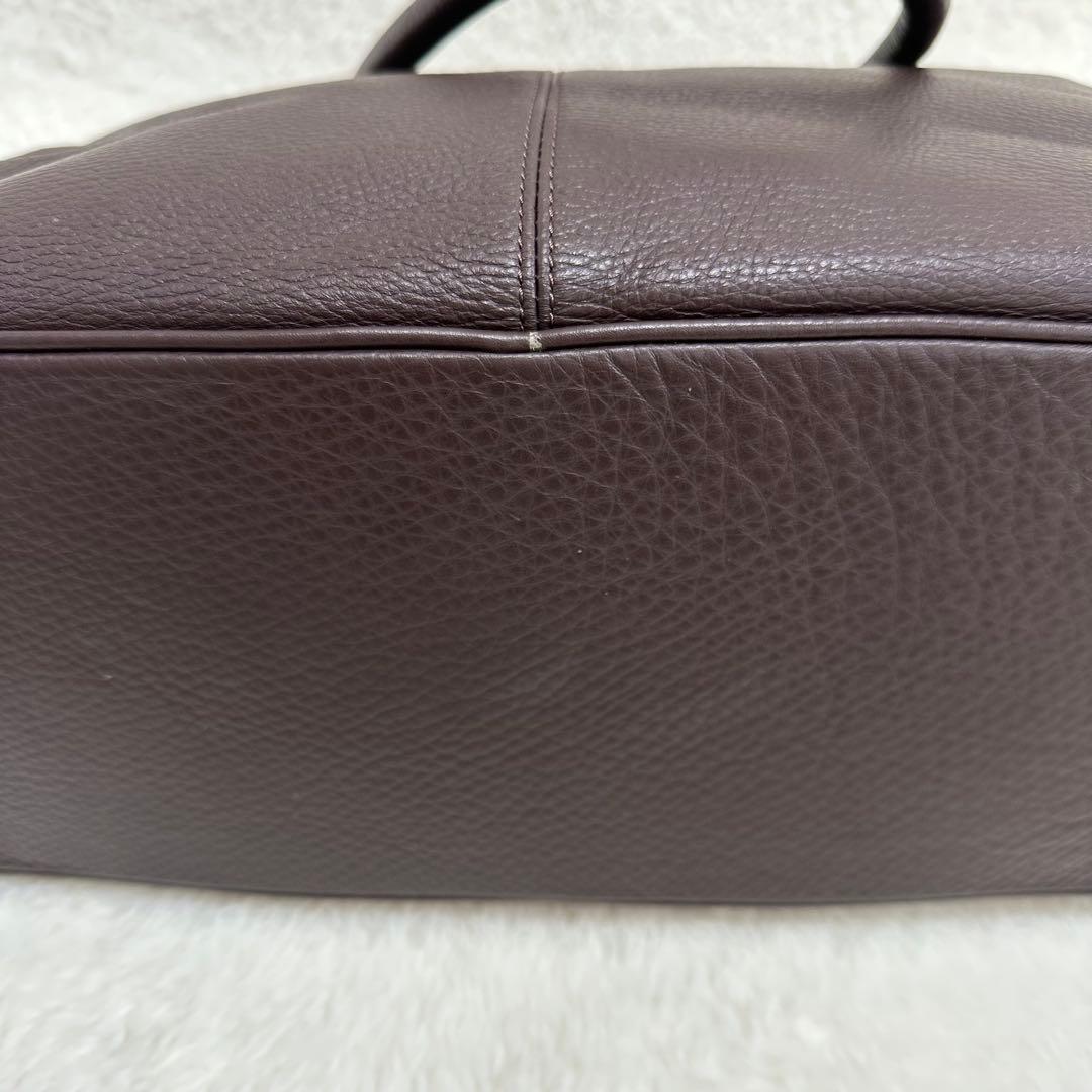 未使用級✨マッキントッシュロンドン トートバッグ レザー シボ革 A4 大容量