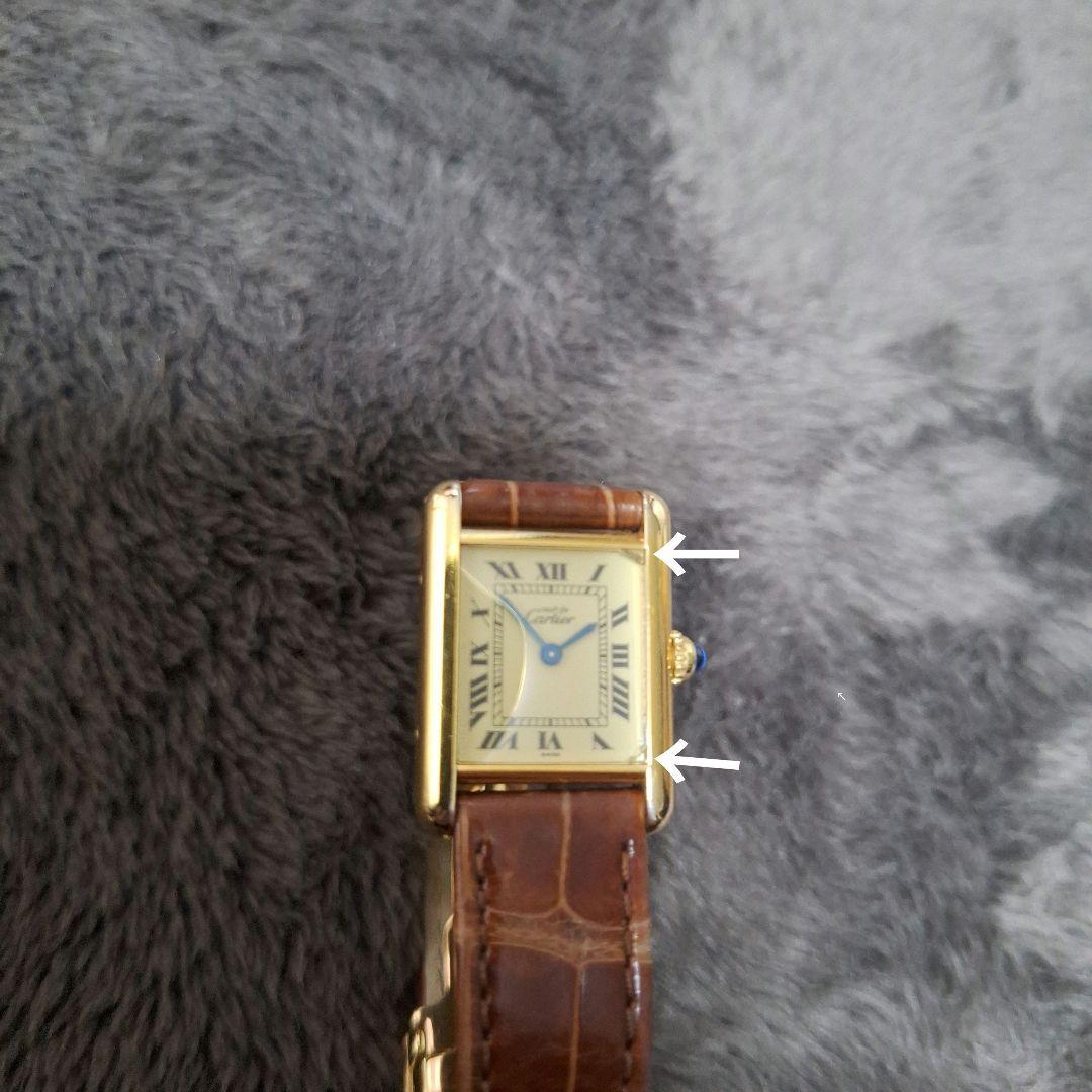 Cartier マストタンク　ヴェルメイユ　クォーツ　純正ベルト