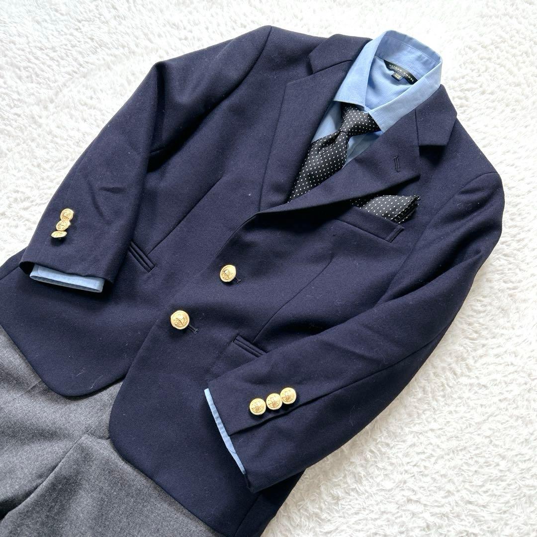 ラルフローレン 120 フォーマルスーツ　紺ブレザー 入学式　クリーニング済