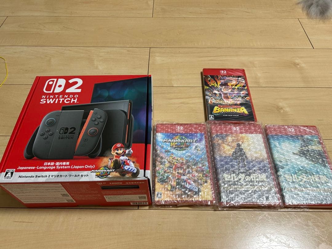 Nintendo Switch2 本体 日本語対応 + ゲーム4本セット　新品