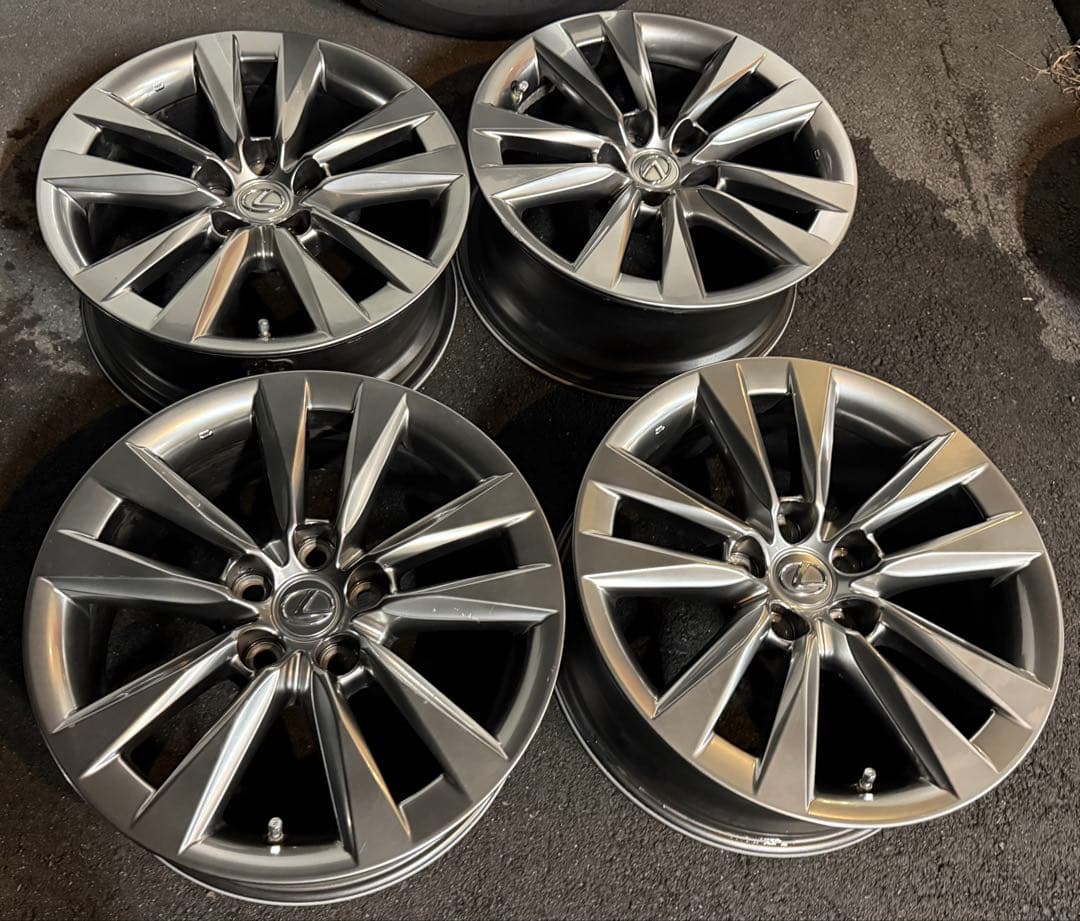 レクサスLS460後期純正18インチホイール×4