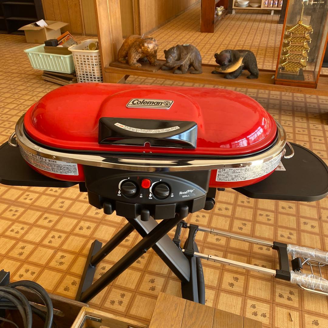 Coleman RoadTrip LXE-J 赤 グリル
