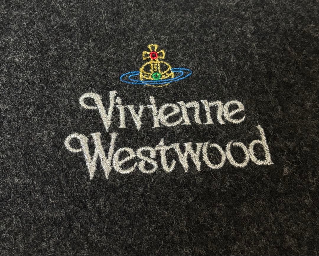Vivienne Westwood ヴィヴィアン マフラー ウール 刺繍