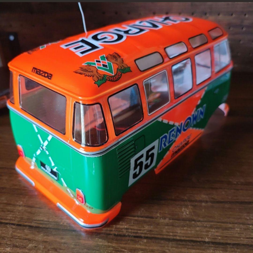 タミヤ　フォルクスワーゲン　ワーゲンバス　ボディ　ウイリー