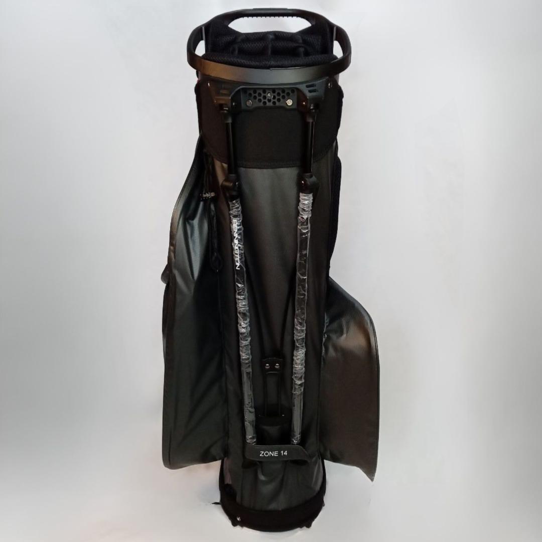ベニントン ZONE 14分割 スタンド式キャディバック ダークグレー&レッド