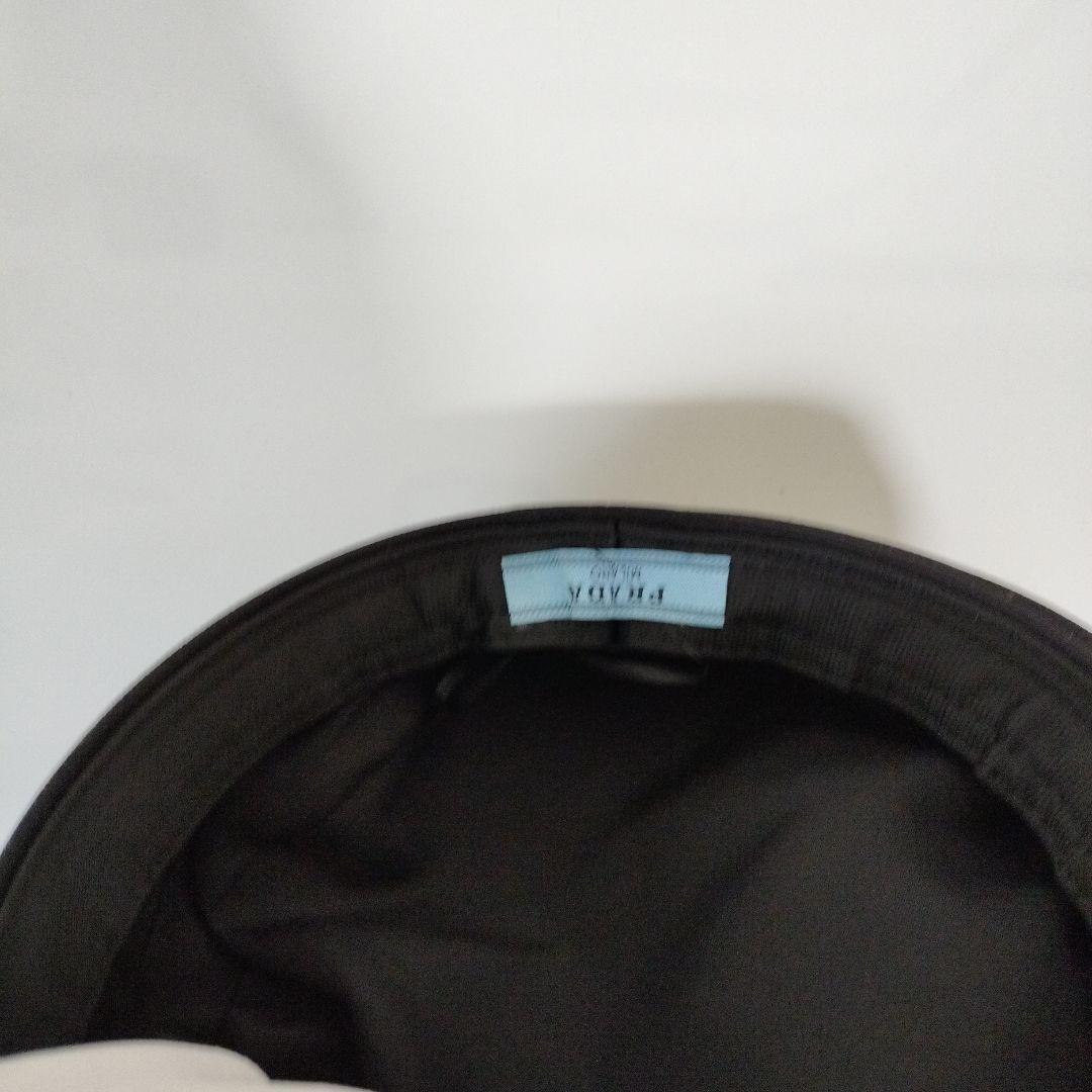 本日値引！！PRADA ブラック バケットハット（可愛らしく被れます）
