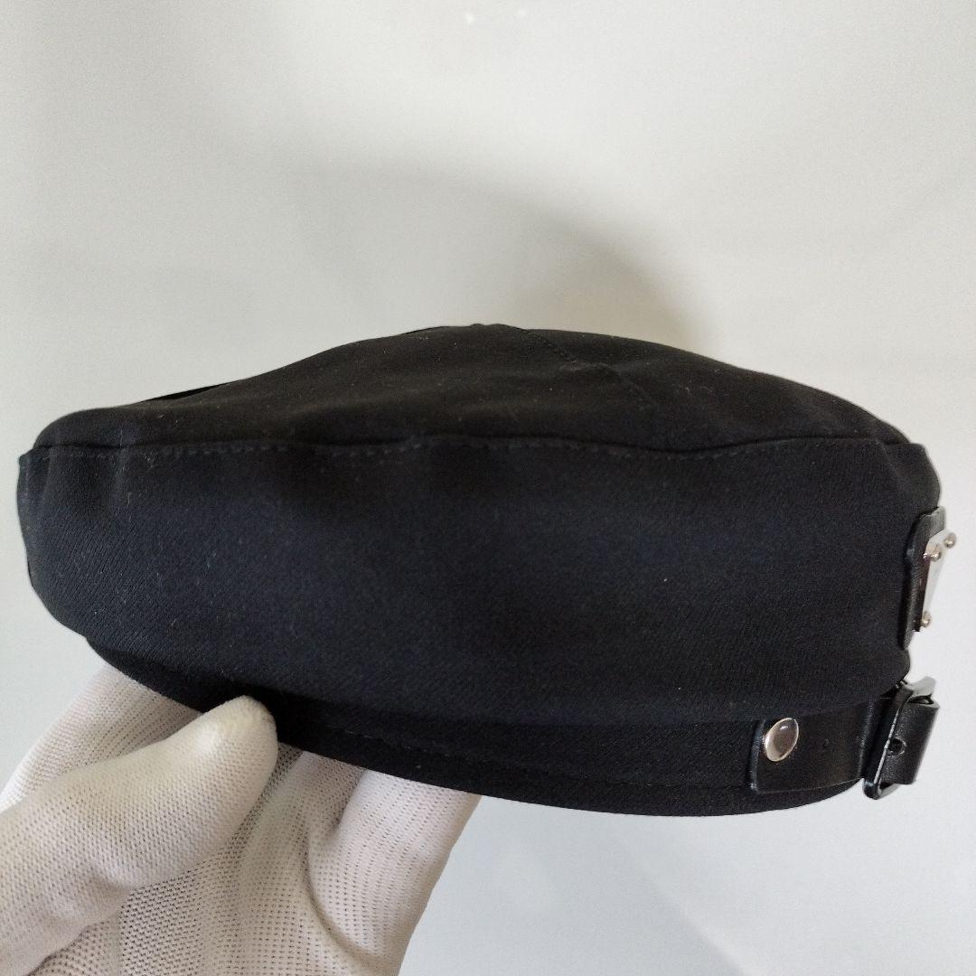 本日値引！！PRADA ブラック バケットハット（可愛らしく被れます）