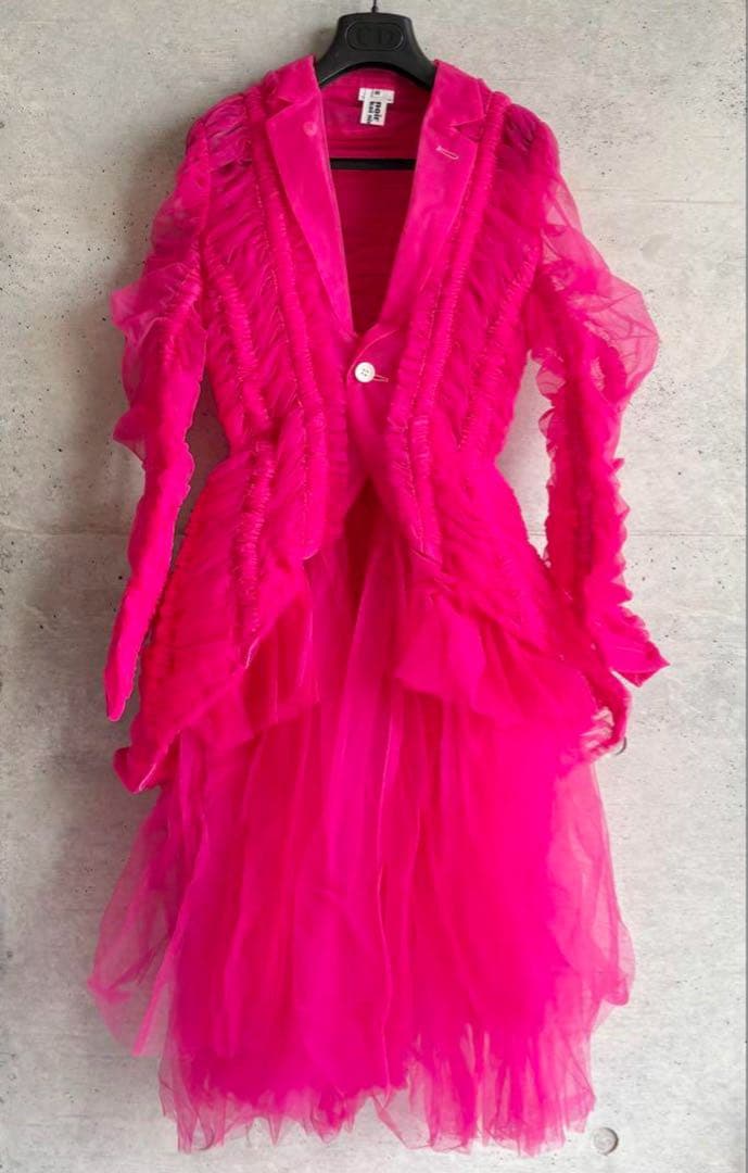 ノワールケイニノミヤ　チュールジャケット　コート　ピンク　未使用品