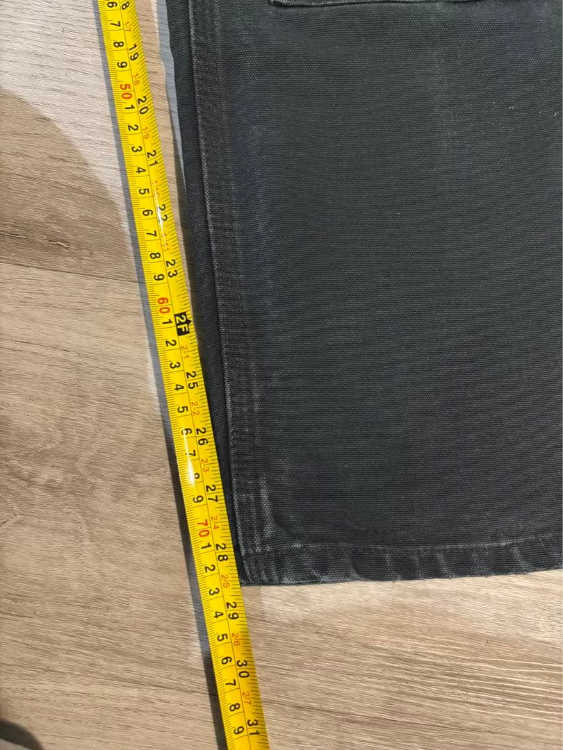 370 極太フェード黒 ダブルニー B01 USA製推測