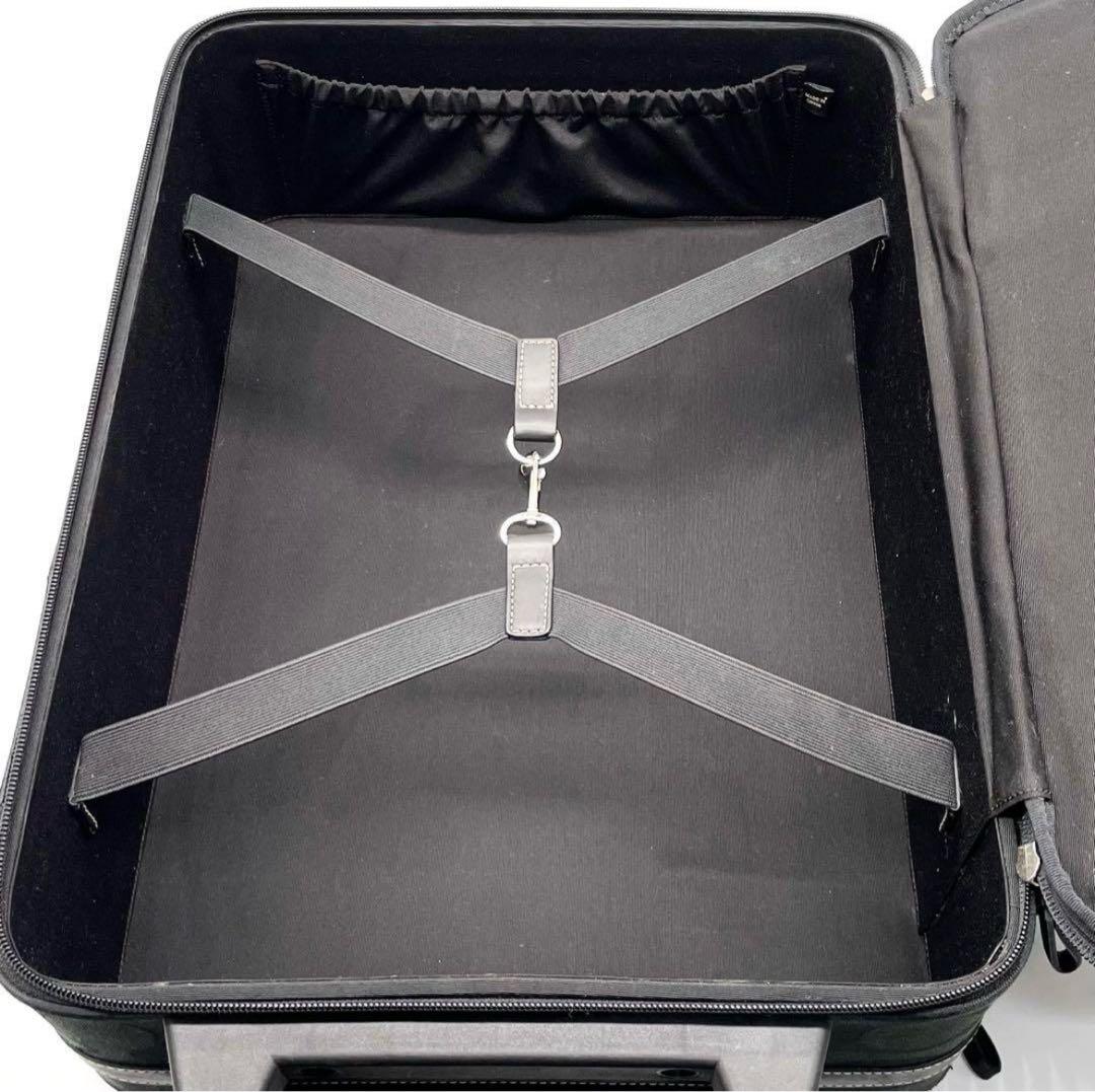 【希少】極美品 コーチ キャリーケース スーツケース シグネチャー ブラック