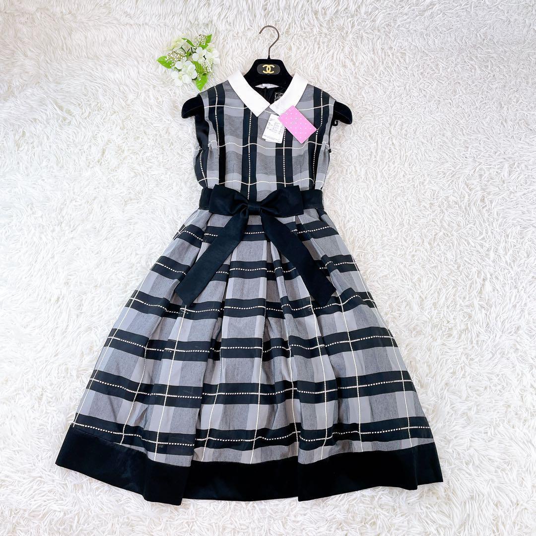 新品✨mezzo piano junior ブロックチェックワンピースドレス