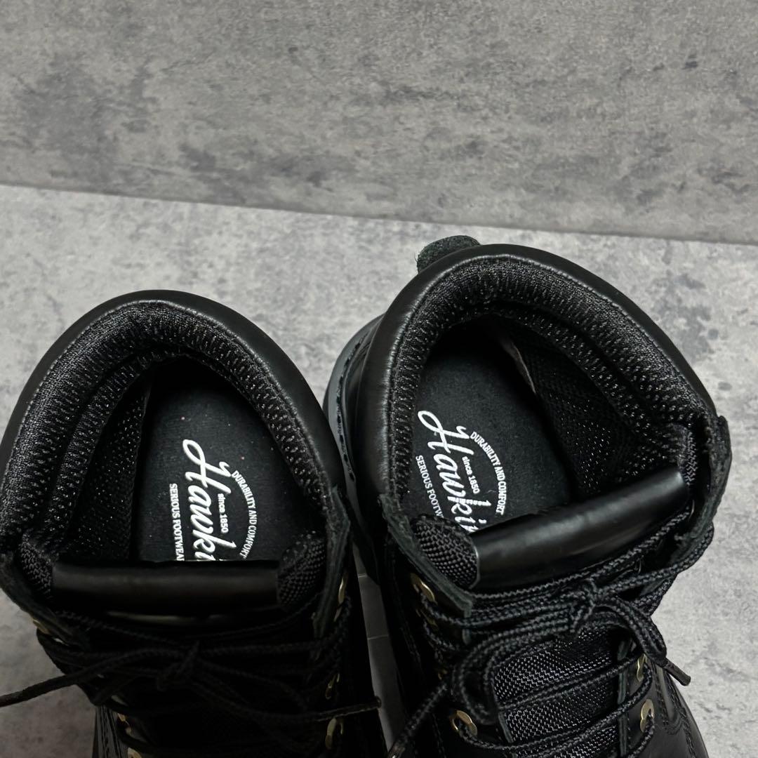 極美品　ホーキンス　ワークブーツ　レースアップブーツ　ブラック　2219