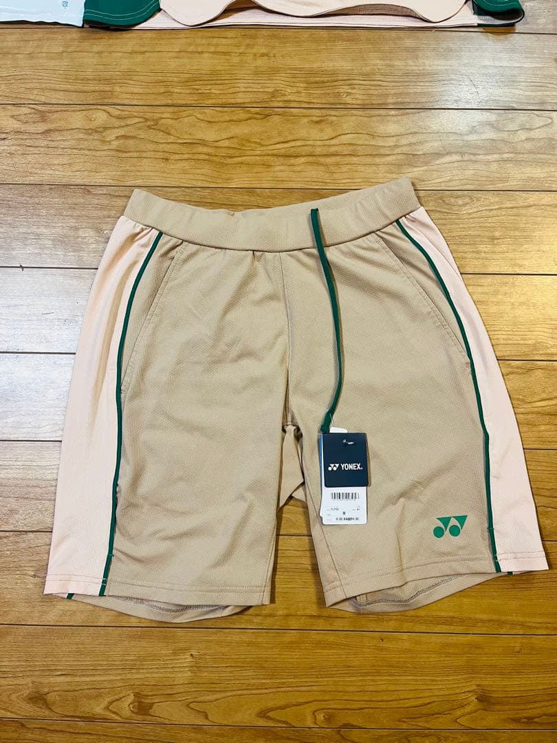 YONEX テニスウェアセットアップ ベージュ/グリーン