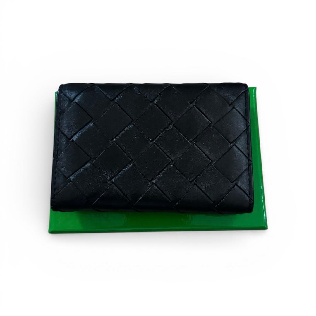 ボッテガヴェネタ　キーケース　イントレチャート　現行　ブラック